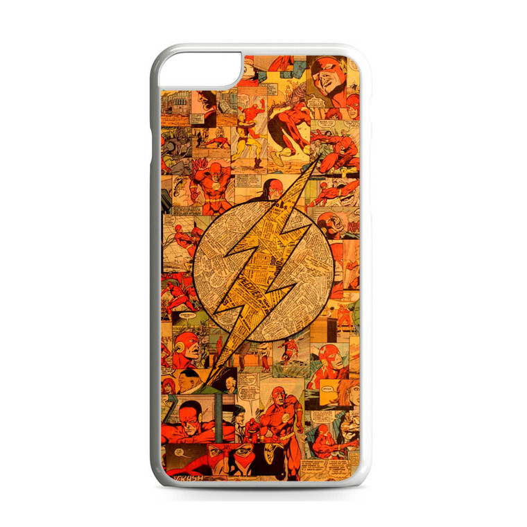 Flash Superhero Logo DC Comics Collage iPhone 6 Plus/6S Plus Case