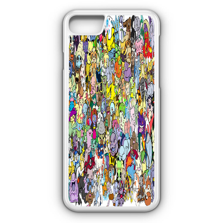 Adorable Pokemon Collage iPhone 8 Case