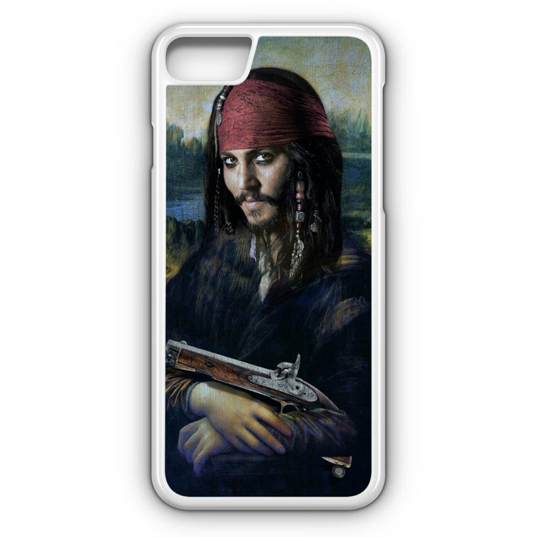 Johnny Depp Mona Lisa iPhone 8 Case