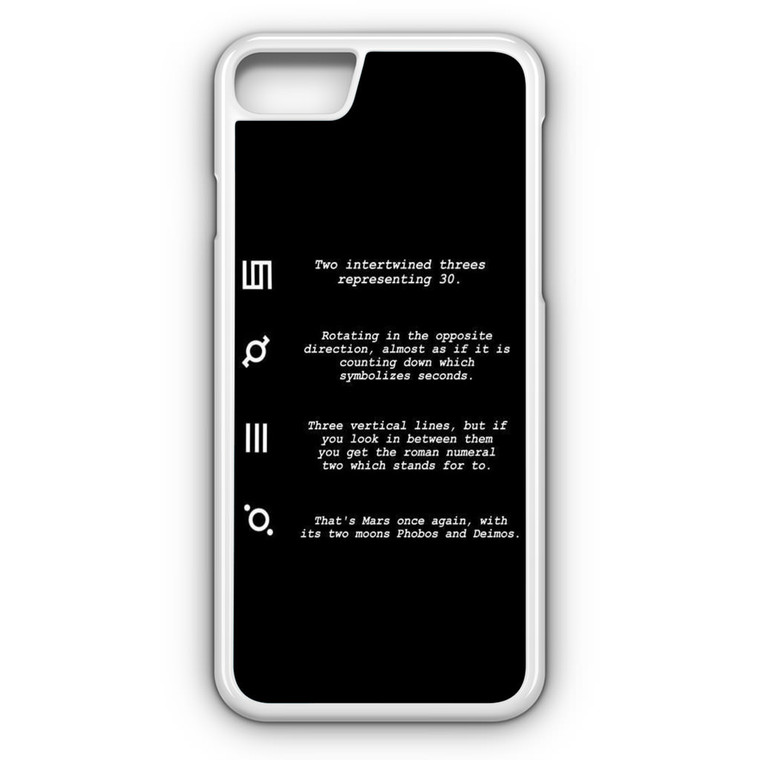 30 Second to Mars Symbol Definition iPhone 8 Case