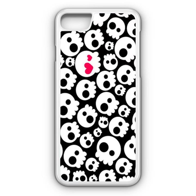 Funny Skull Pattern iPhone 8 Case