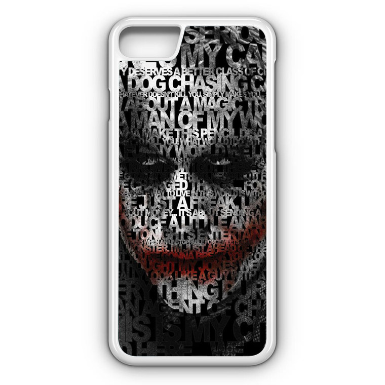 Joker Typography Quotes iPhone 8 Case