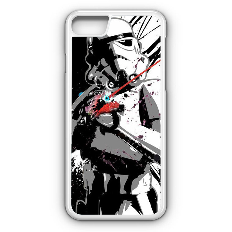 Star Wars Stormtrooper Art Print Illustration iPhone 8 Case
