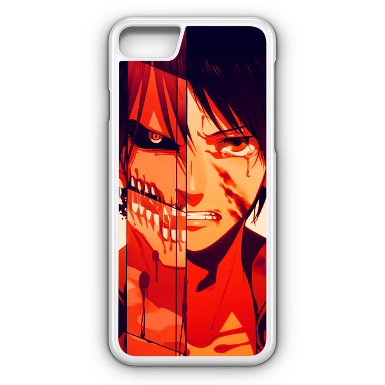 Attack on Titan Eren Yeager Half Faced iPhone 8 Case