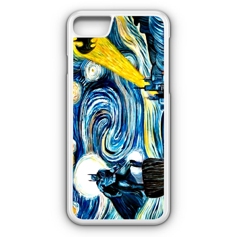 Batman Van Gogh Starry Night iPhone 8 Case