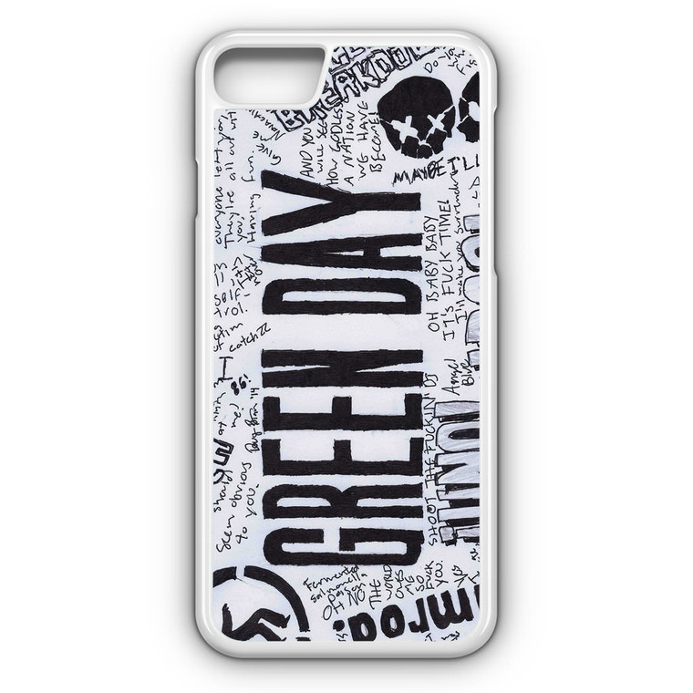 Green Day Pencil Drawing iPhone 8 Case