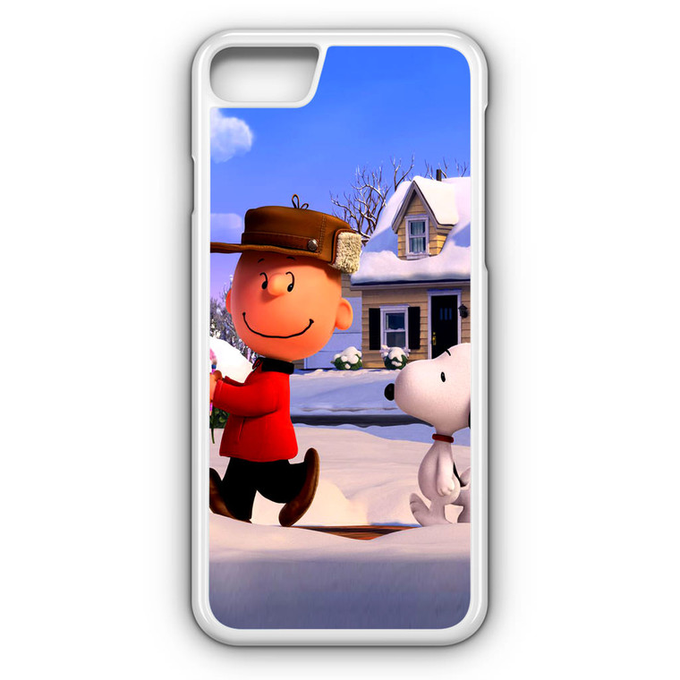 Snoopy Charlie Brown Winter iPhone 8 Case