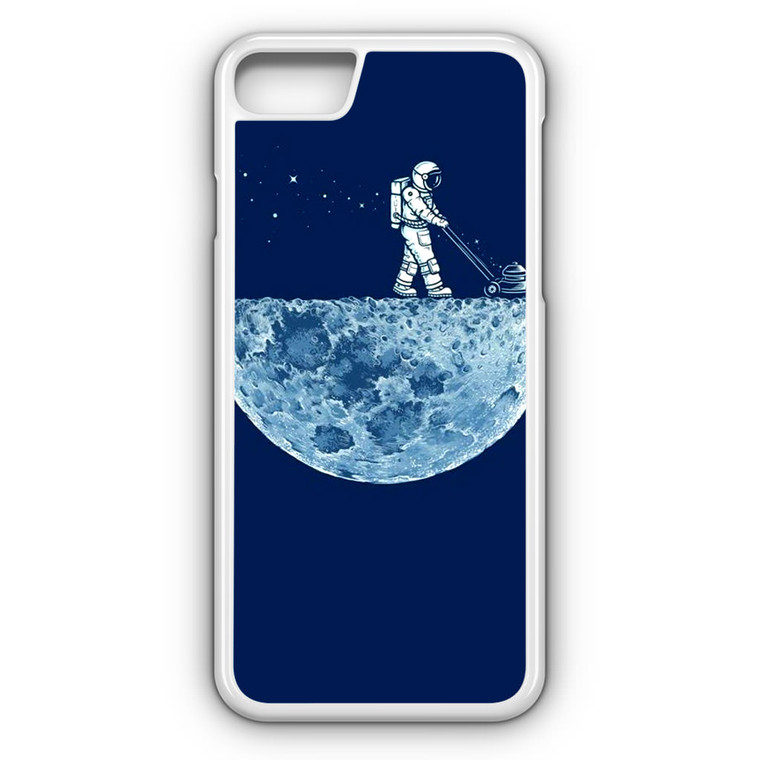 Funny Astronaut Farming Moon iPhone 8 Case