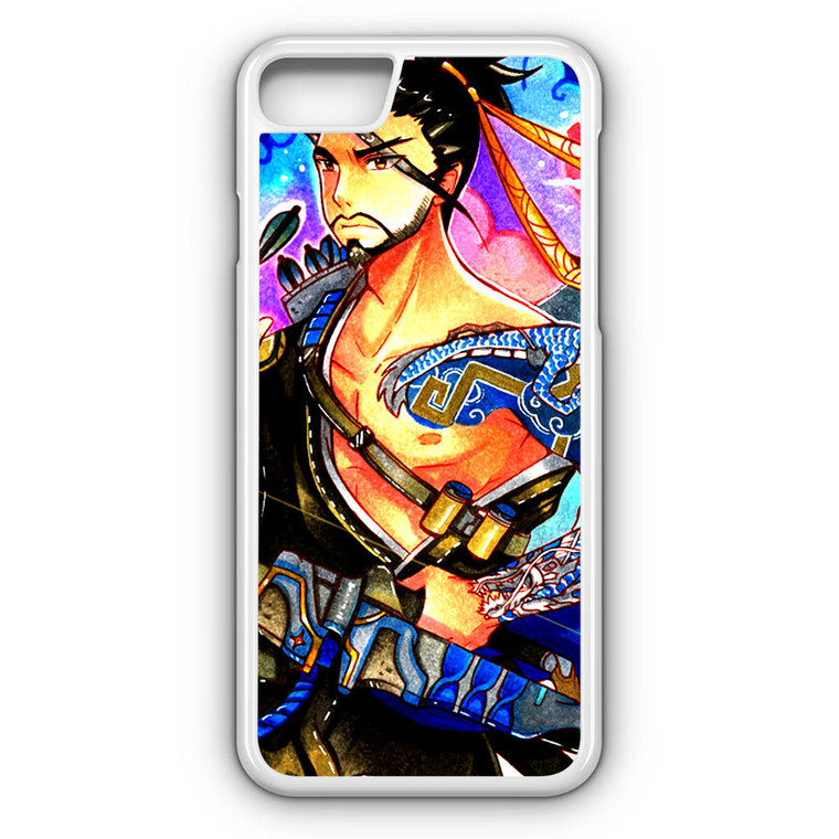 Overwatch Hanzo Paint iPhone 8 Case