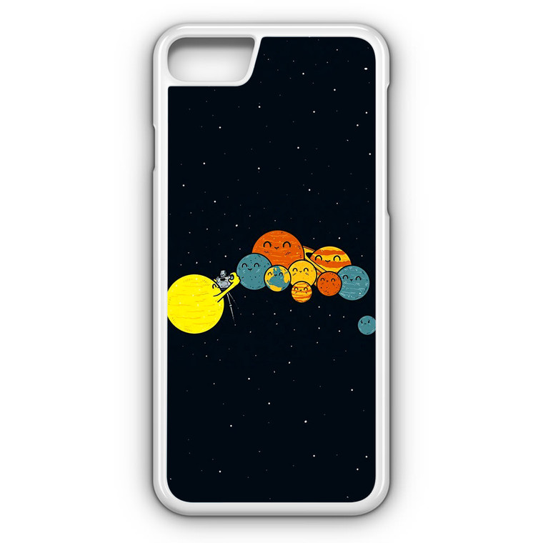 Planet Cute Illustration iPhone 8 Case