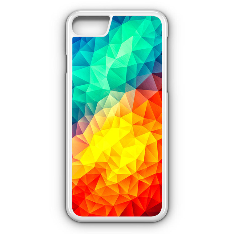 Abstract Multi Color Cubizm Painting iPhone 8 Case