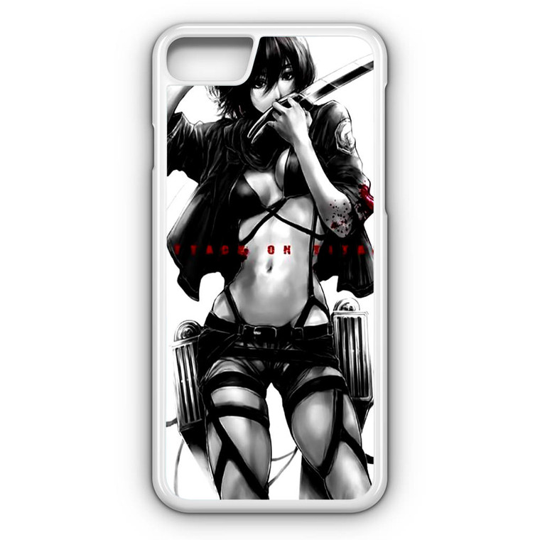 Attack On Titan Bw iPhone 8 Case