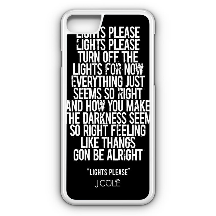 Lights Please J Cole iPhone 8 Case