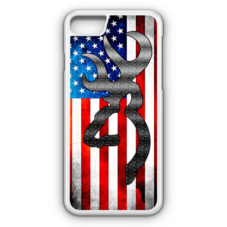 Browning American Flag iPhone 8 Case