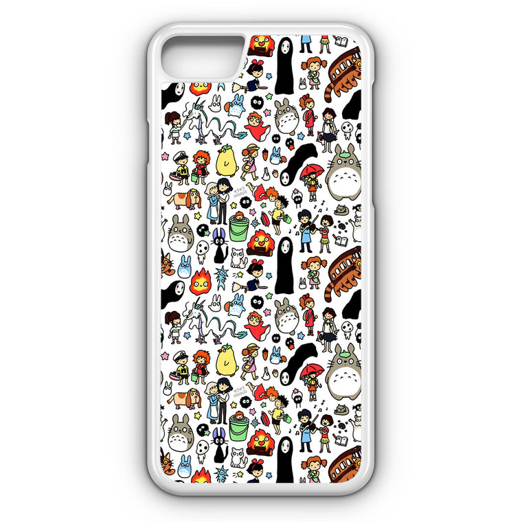 Kawaii Studio Ghibli Characters iPhone 8 Case