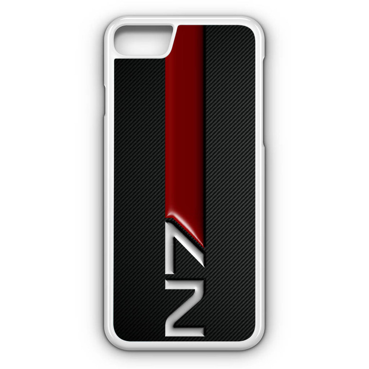 Mass Effect N7 Logo Carbon iPhone 8 Case
