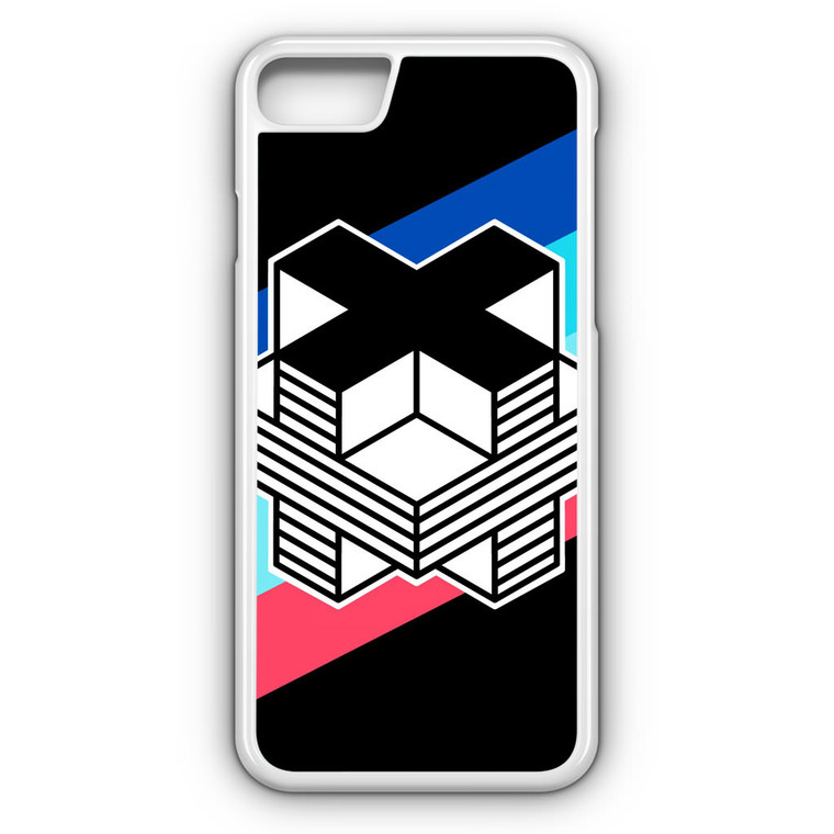 Pink Dolphin Cube iPhone 8 Case