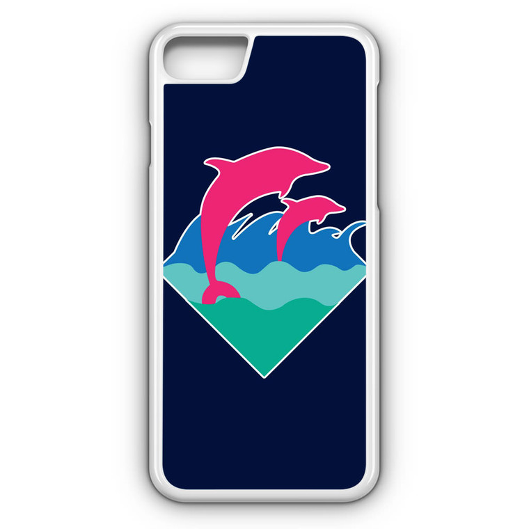 Pink Dolphin Logo iPhone 8 Case