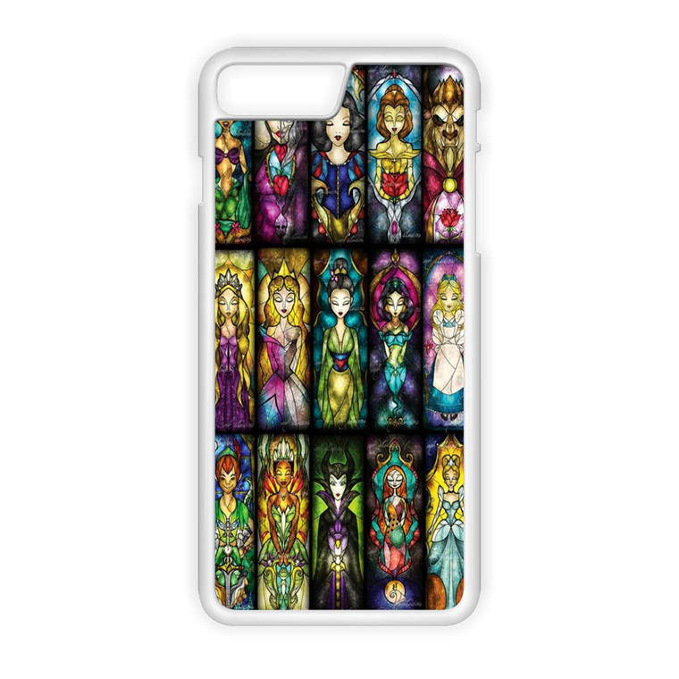 All Princess disney stained glass iPhone 8 Plus Case
