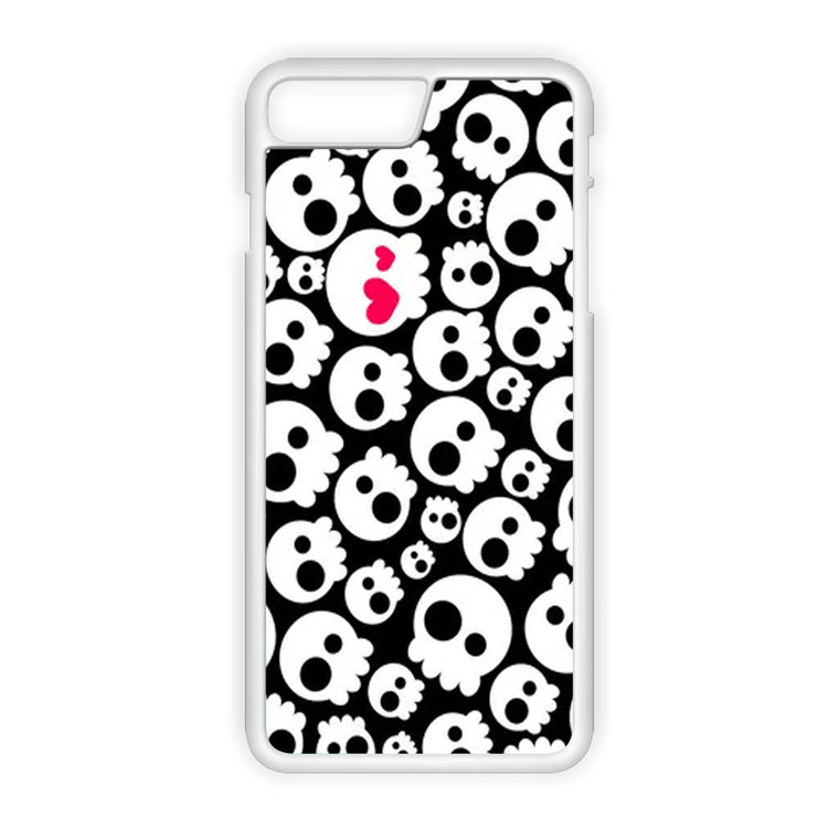 Funny Skull Pattern iPhone 8 Plus Case