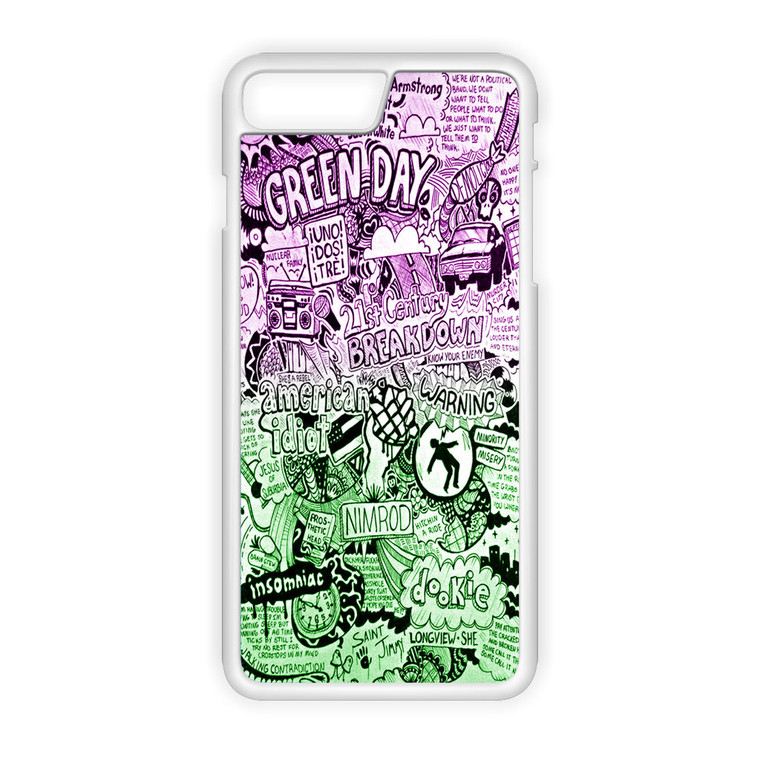 Greenday Song List iPhone 8 Plus Case