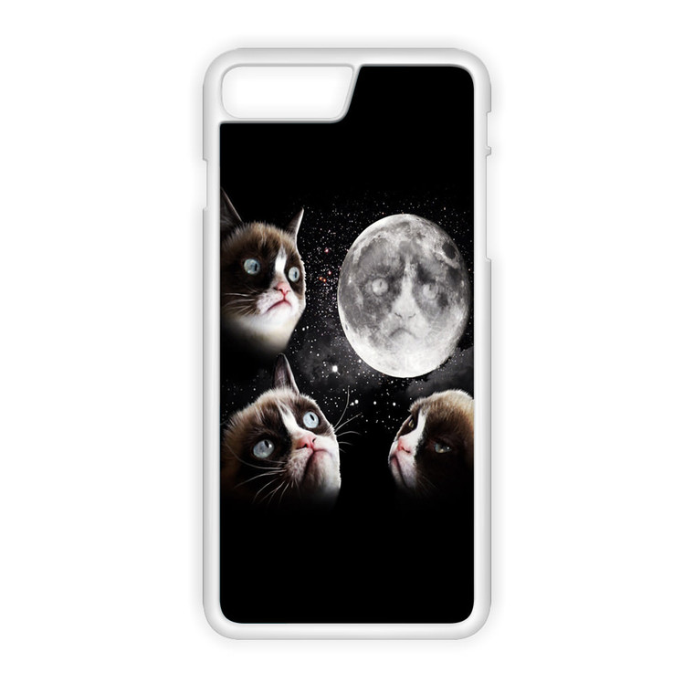 Grumpy Cat and The Moon iPhone 8 Plus Case