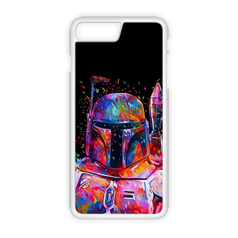 Star Wars Boba Fett Art iPhone 8 Plus Case