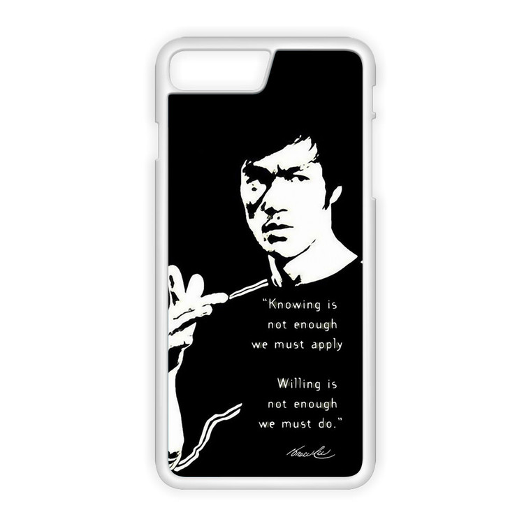Bruce Lee Quotes iPhone 8 Plus Case