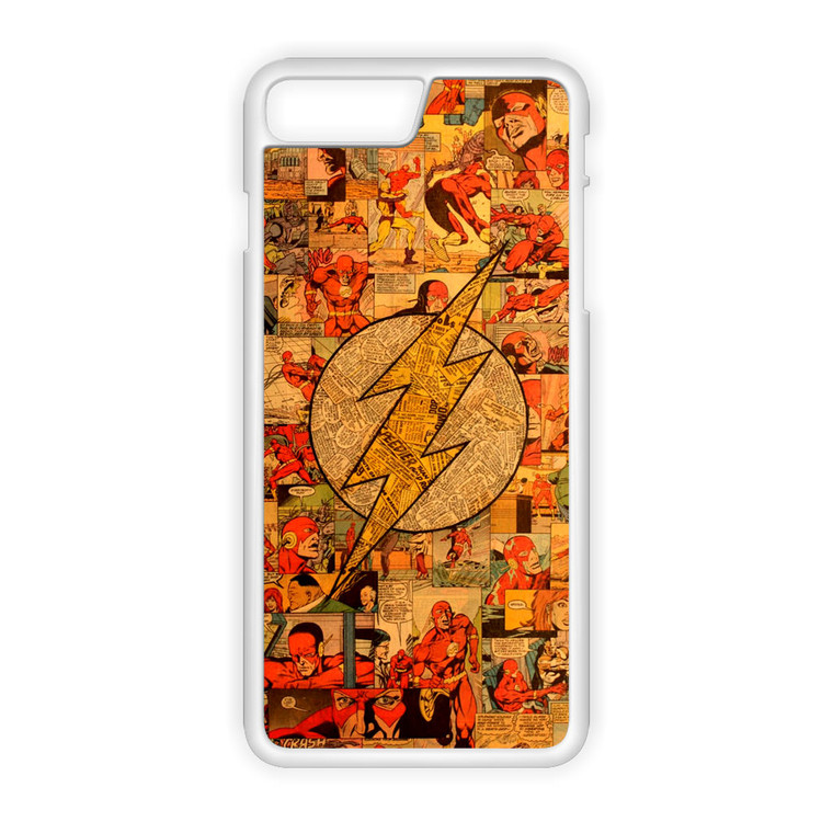 Flash Superhero Logo DC Comics Collage iPhone 8 Plus Case