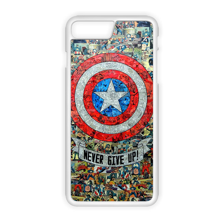 Captain America Never Give up iPhone 8 Plus Case