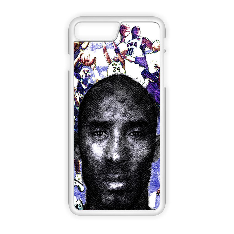 Kobe Bryant Painting Face iPhone 8 Plus Case