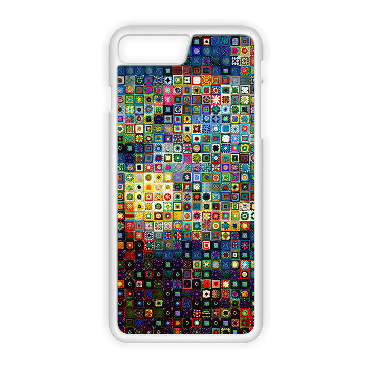 Vincent Van Gogh Starry Night Tiles iPhone 8 Plus Case