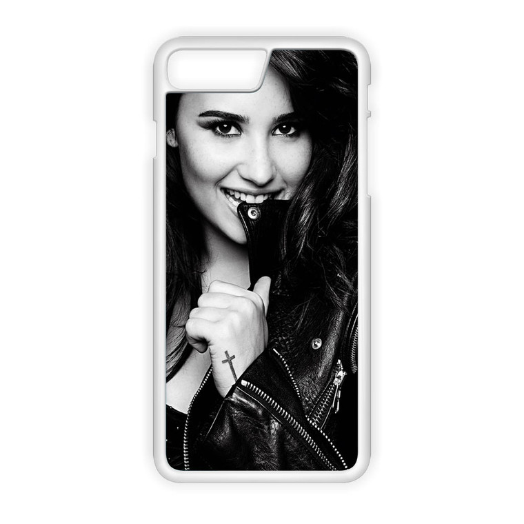 Demi Lovato Black iPhone 8 Plus Case