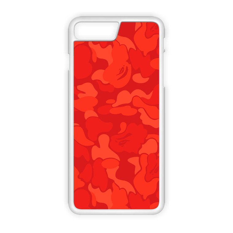 Bape Camo Red iPhone 8 Plus Case