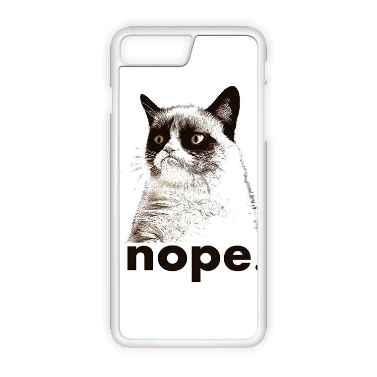 Nope grumpy Cat iPhone 8 Plus Case