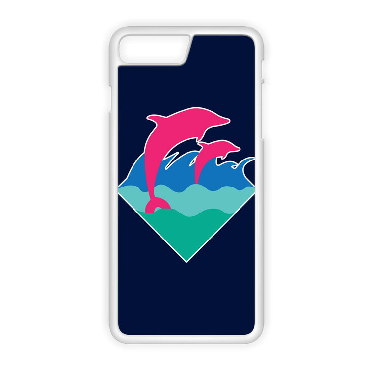 Pink Dolphin Logo iPhone 8 Plus Case