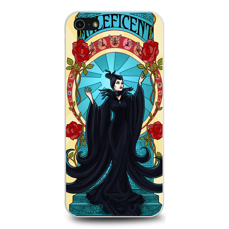 Maleficent With Flower iPhone 5/5S/SE Case