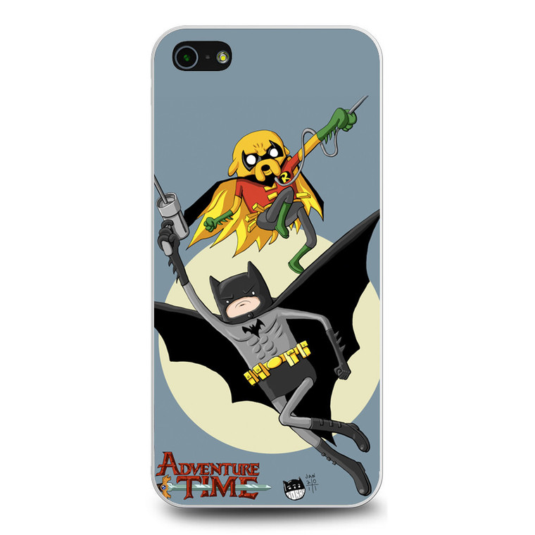 Adventure Time Batman and Robbin iPhone 5/5S/SE Case