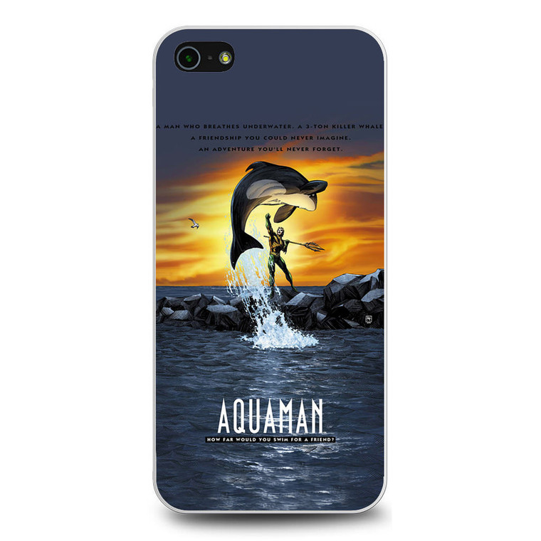 Aquaman Poster iPhone 5/5S/SE Case