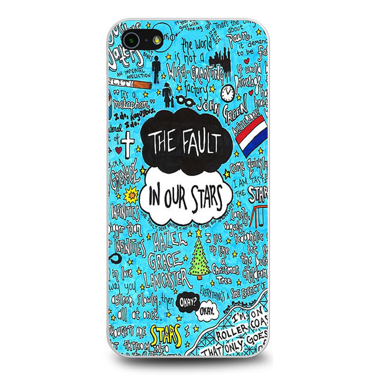 The Fault in Our Stars Quotes Flag iPhone 5/5S/SE Case