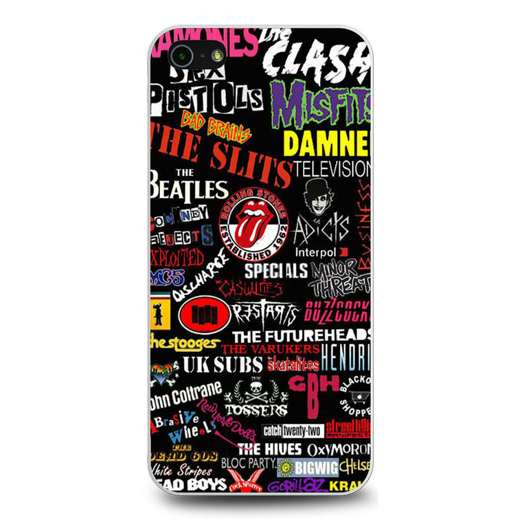 All Band Logo iPhone 5/5S/SE Case