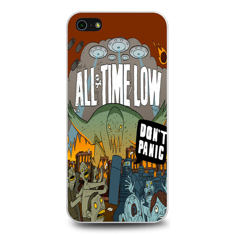 All Time Low Don't Panic iPhone 5/5S/SE Case