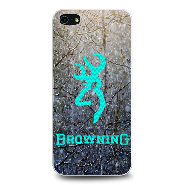 Browning Turquoise Chevron iPhone 5/5S/SE Case