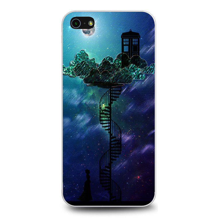 Tardis In The Victorian Sky iPhone 5/5S/SE Case