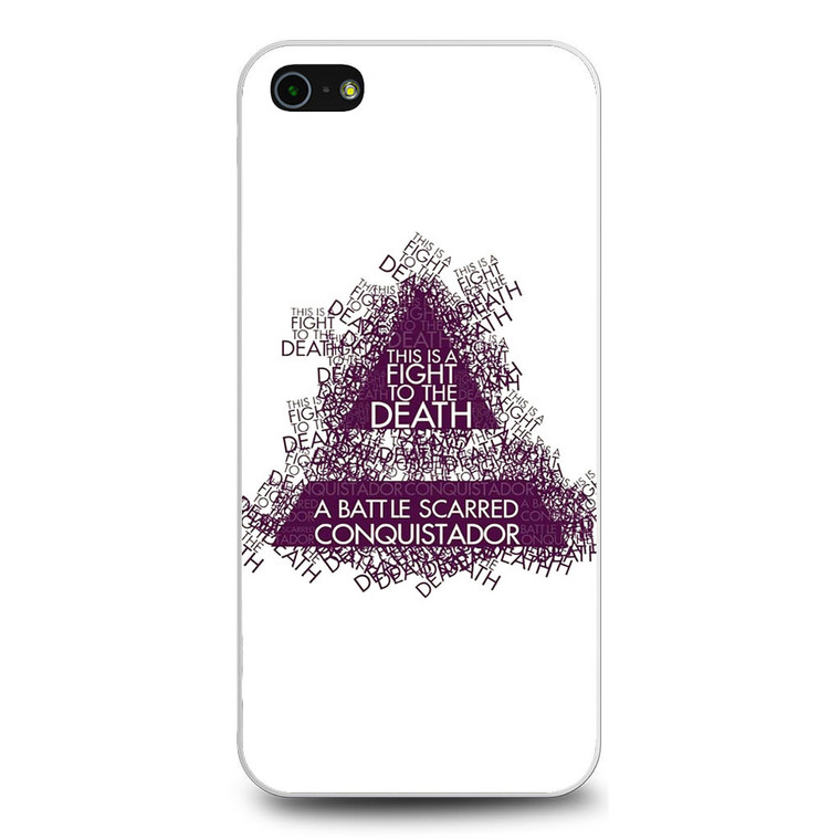 Thirty Seconds To Mars - Conquistador Lyrics iPhone 5/5S/SE Case