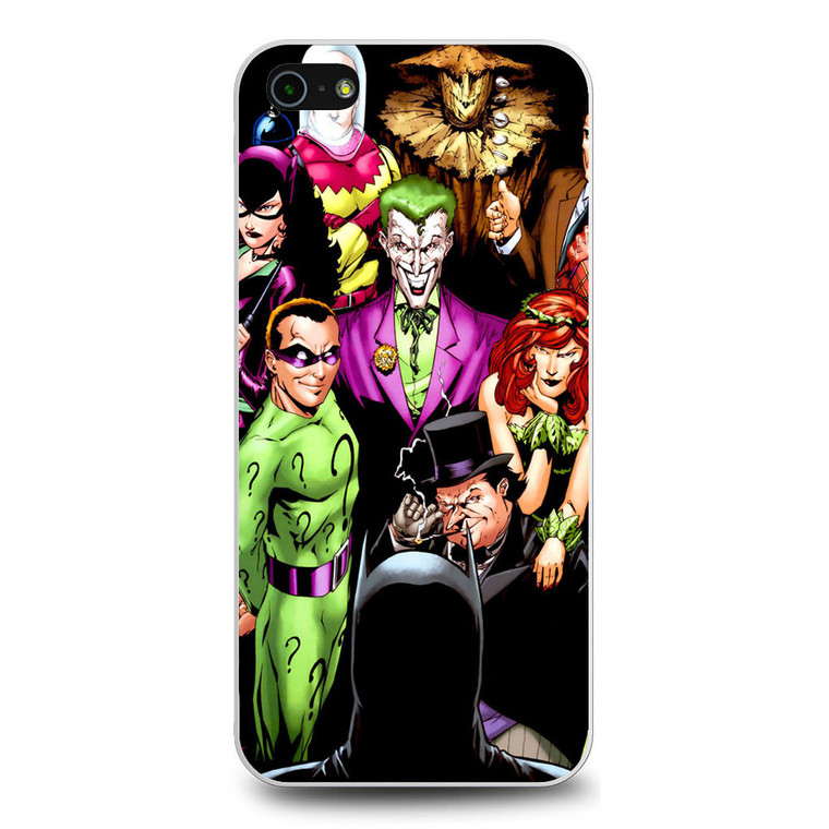 Batman All Villains iPhone 5/5S/SE Case