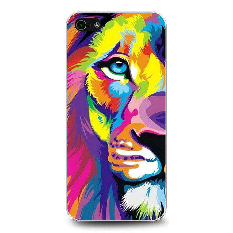 Colourfull Lion iPhone 5/5S/SE Case