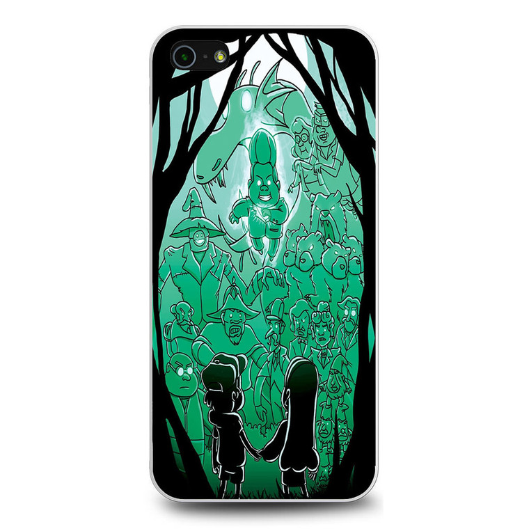 Gravity Falls Face Your Villains iPhone 5/5S/SE Case