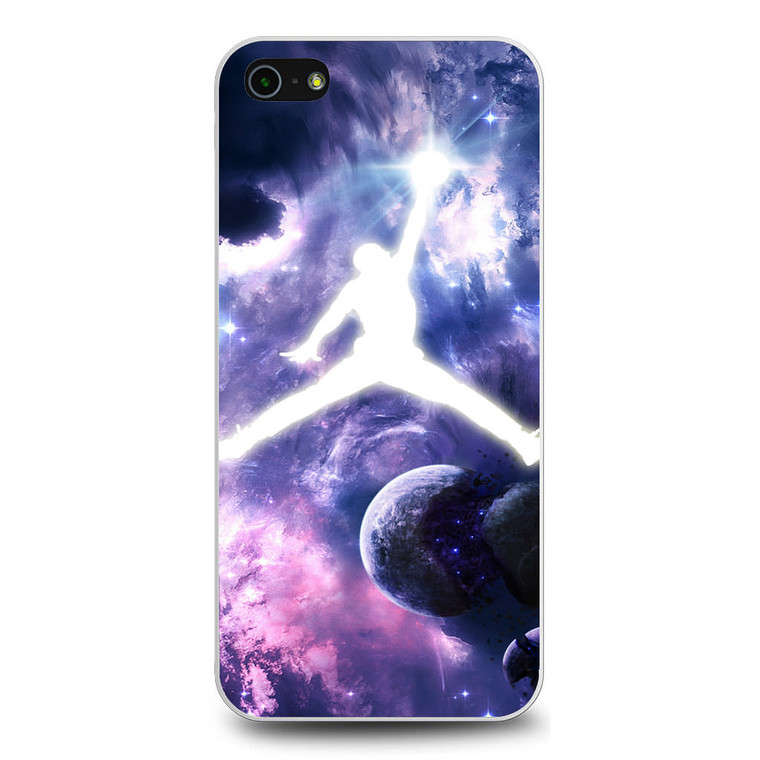 Michael Jordan In Galaxy Nebula iPhone 5/5S/SE Case