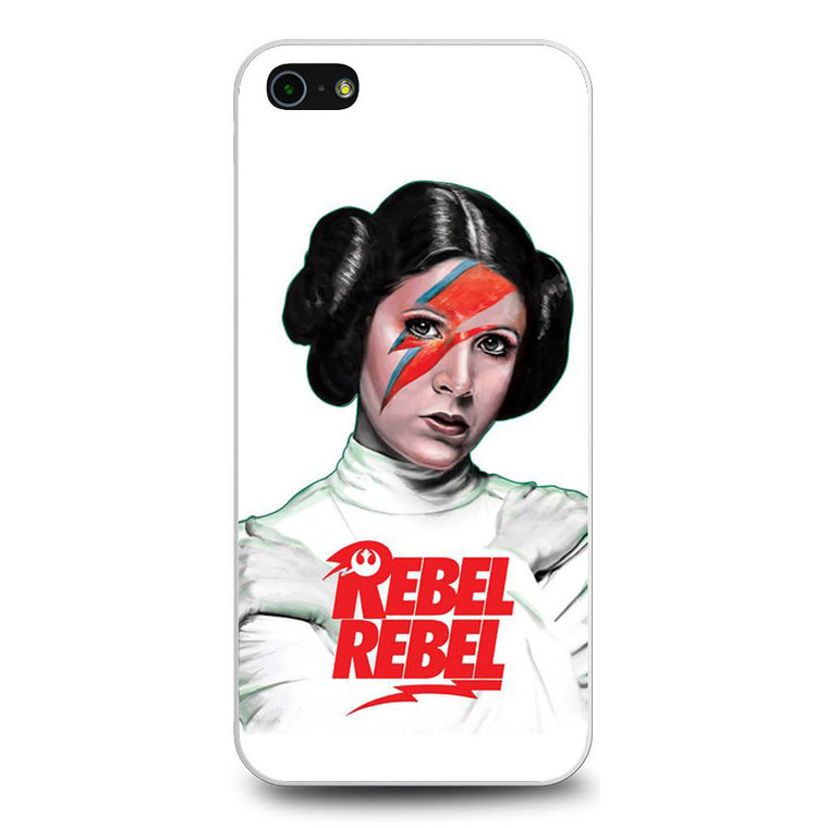 Rebel Rebel Princess Leia iPhone 5/5S/SE Case